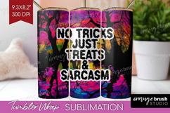 Sarcastic Quote Tumbler Wrap - Halloween Tumbler PNG Product Image 1