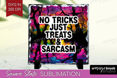 Sarcastic Quote Slate PNG - Halloween Square Slate Product Image 1