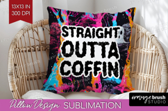 Sarcastic Quote Pillow Sublimation - Halloween Pillow Cover Product Image 1