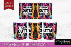 Sarcastic Quote Mug Wrap - Halloween Mug PNG Sublimation Product Image 1