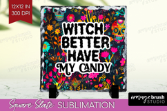 Sarcastic Quote Slate PNG - Halloween Square Slate Product Image 1