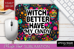 Sarcastic Quote Mouse Pad Sublimation - Halloween Mousepad Product Image 1