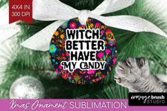 Sarcastic Quote Ornament PNG - Halloween PNG Sublimation Product Image 1