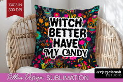Sarcastic Quote Pillow Sublimation - Halloween Pillow Cover Product Image 1