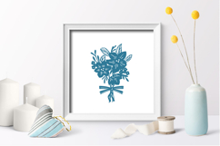 Cutting file flowers / flowers sublimation file Product Image 2