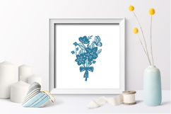Cutting file flowers / flowers sublimation file Product Image 2