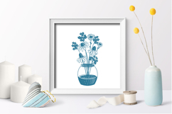 Paper cut flowers / Flowers SVG File Product Image 3