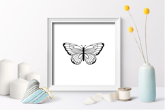 Beautiful butterfly silhouette / Butterfly svg / Butterfly Product Image 3