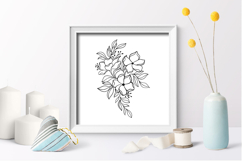 Cutting file flowers / flowers sublimation file Product Image 3