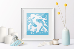 Sea paper cut SVG/ paper cut sea Product Image 3