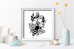 Bee SVG / Bee SVG paper cut / bee for cutting machine Product Image 2