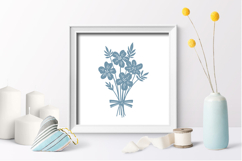 Cutting file flowers / flowers sublimation file Product Image 2
