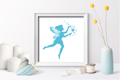 Fairy with the stars paper cut / fairy paper cut Product Image 2