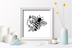 Bee SVG / Bee SVG paper cut / bee for cutting machine Product Image 2