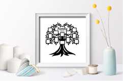 Family tree with photo frames svg / wall art Product Image 2