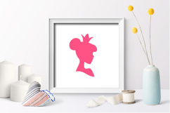 Paper cut princess / Princess paper cutting svg Product Image 2