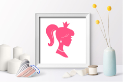 Paper cut princess / Princess paper cutting svg Product Image 2