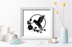 Hummingbird SVG / Hummingbird SVG paper cut / cricut Product Image 2