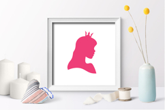 Paper cut princess / Princess paper cutting svg Product Image 2