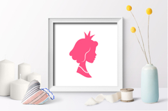 Paper cut princess / Princess paper cutting svg Product Image 2