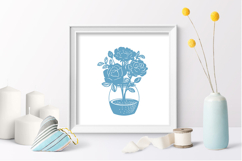 Paper cut flowers / Flowers SVG File Product Image 2