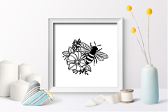 Bee SVG / Bee SVG paper cut / bee for cutting machine Product Image 2