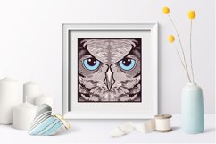 Layered papercut| paper cut|Owl papercut Product Image 2
