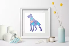 Love Dog Layered papercut| Dog Lover SVG Paper Cut Light Box Product Image 2
