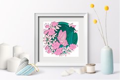 3D paper / Butterfly Papercut / Butterfly layered paper cut Product Image 2