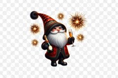 Happy New Year Gnome Sublimation Clipart Product Image 3