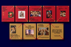 New Year’s Eve Celebration Instagram Carousel &amp; Canva Product Image 2