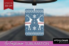 Nordic Christmas Air Freshener PNG - Winter Car Freshener Product Image 1