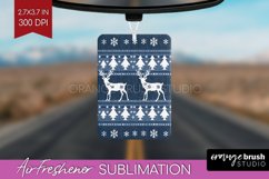 Nordic Christmas Air Freshener PNG - Winter Car Freshener Product Image 1