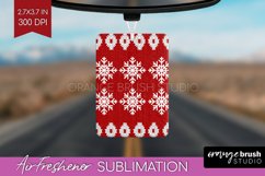 Nordic Christmas Air Freshener PNG - Winter Car Freshener Product Image 1