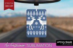 Nordic Christmas Air Freshener PNG - Winter Car Freshener Product Image 1