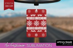 Nordic Christmas Air Freshener PNG - Winter Car Freshener Product Image 1