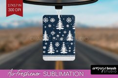 Nordic Christmas Air Freshener PNG - Winter Car Freshener Product Image 1