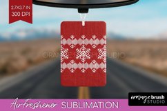 Nordic Christmas Air Freshener PNG - Winter Car Freshener Product Image 1