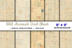 Old Account Grid Sheet JPG Product Image 1