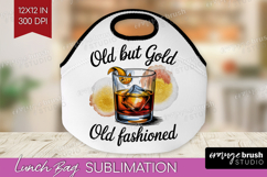 Old Fashioned Cocktail Lunch Bag Summer Drink Lunch Bug PNG Product Image 1