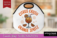 Orange Spritz Cocktail Lunch Bag Summer Drink Lunch Bug PNG Product Image 1