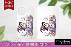 Owl Halloween Phone Case PNG Coquette Case PNG Sublimation Product Image 1
