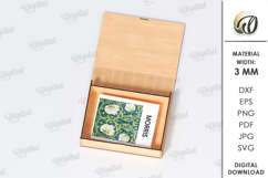 Book Box Laser Cut. Wooden Gift Box SVG Product Image 3