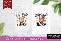 Paloma Cocktail Phone Case PNG Summer Drink Case PNG Product Image 1