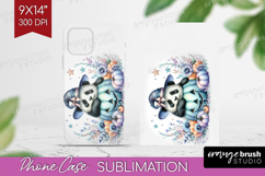 Panda Halloween Phone Case PNG Coquette Case PNG Sublimation Product Image 1