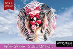 Papillon Valentine Wind Spinner Sublimation PNG Valentines Product Image 1