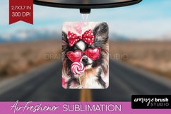 Papillon Valentine Air Freshener PNG Valentines Day PNG Product Image 1