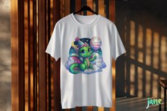 Pastel Baby Dragon Sublimation Clipart Product Image 2