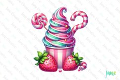 Pastel Colorful Ice Cream Sublimation Product Image 1