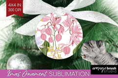 Pastel Flowers Ornament PNG - Summer PNG Sublimation Product Image 1